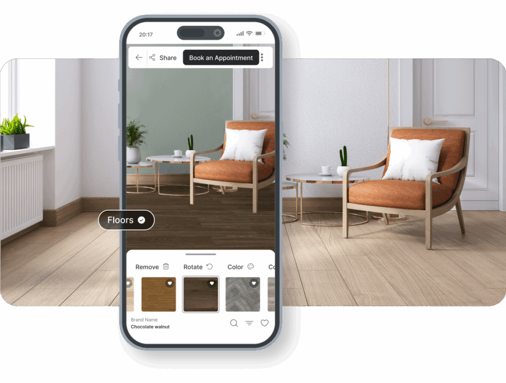 State of the Art flooring visualizer