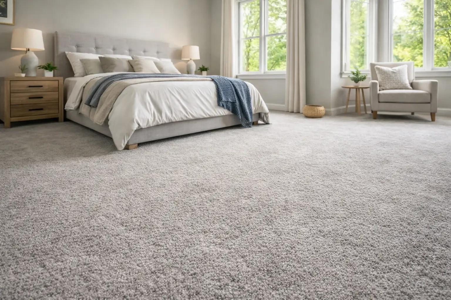 Choosing bedroom carpet in Madison, WI