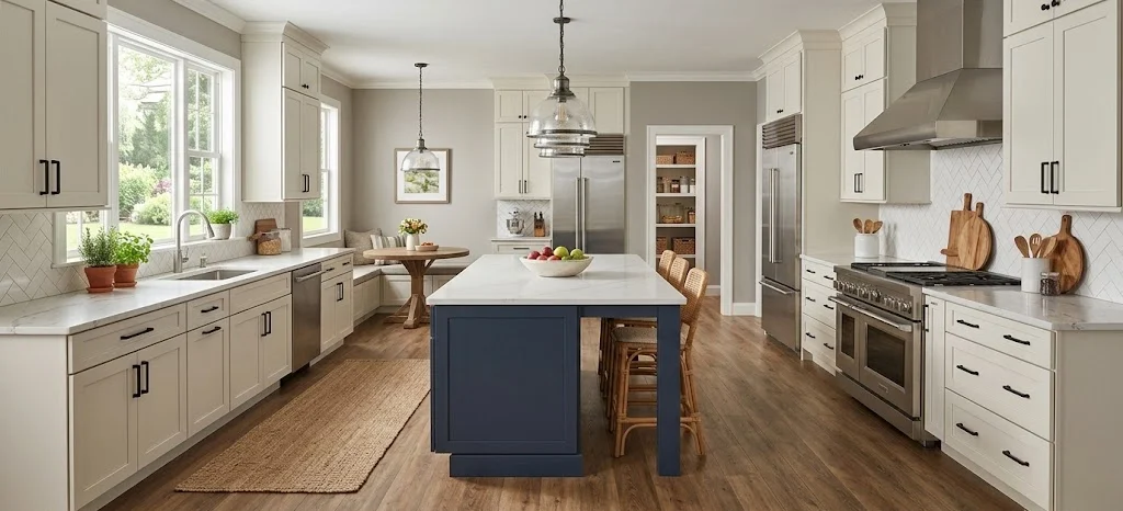Mohawk SolidTech luxury vinyl in a kitchen